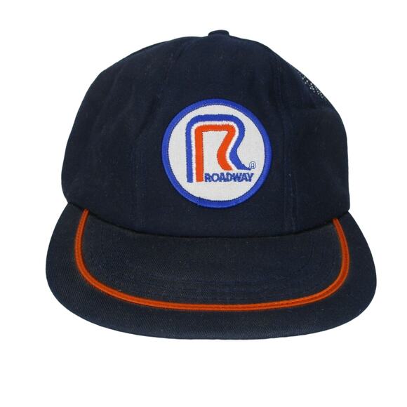 Vintage Roadway Snapback Mesh Back Hat - Picture 1 of 9
